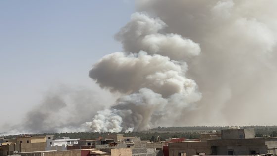 تيفلت تختنق وتحترق بصمت.. دخان مطرح القريعات يحول رئة المدينة إلى مقبرة بيئية تهدد حياة السكان